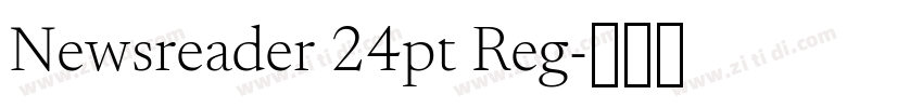 Newsreader 24pt Reg字体转换 Newsreader 24pt Reg字体转换